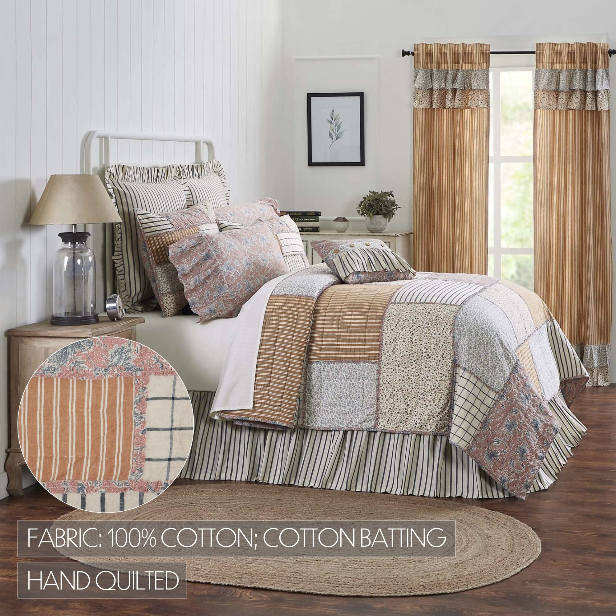 Amazon.com: VHC Brands Kaila Country Farmhouse Bedroom Decor